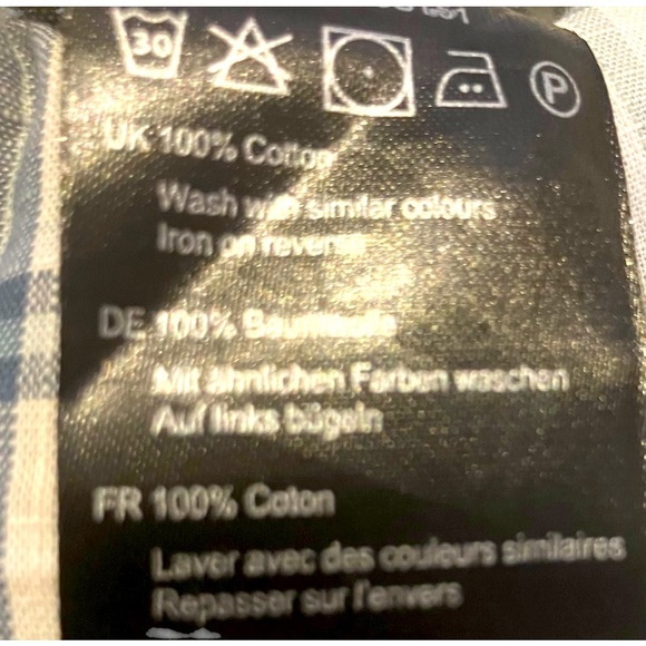 Barbour Short Sleeve Yellow Shirt Plaid Shirt Sz Small Cotton - Picture 6 of 8